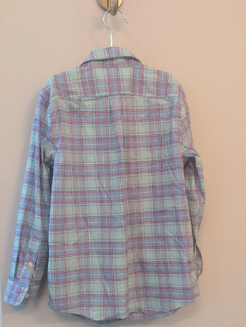 Vineyard Vines Performance Preppy Plaid Button-Down Shirt Size 7